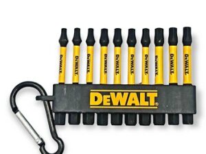 DEWALT 10-DJELNI SET NASTAVAKA 57 mm TORX DT7275