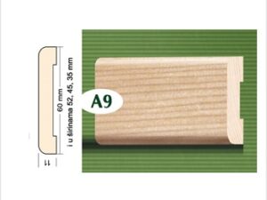 LAJSNA DRVENA JELA A-9 DOVRAT.52x11x2200